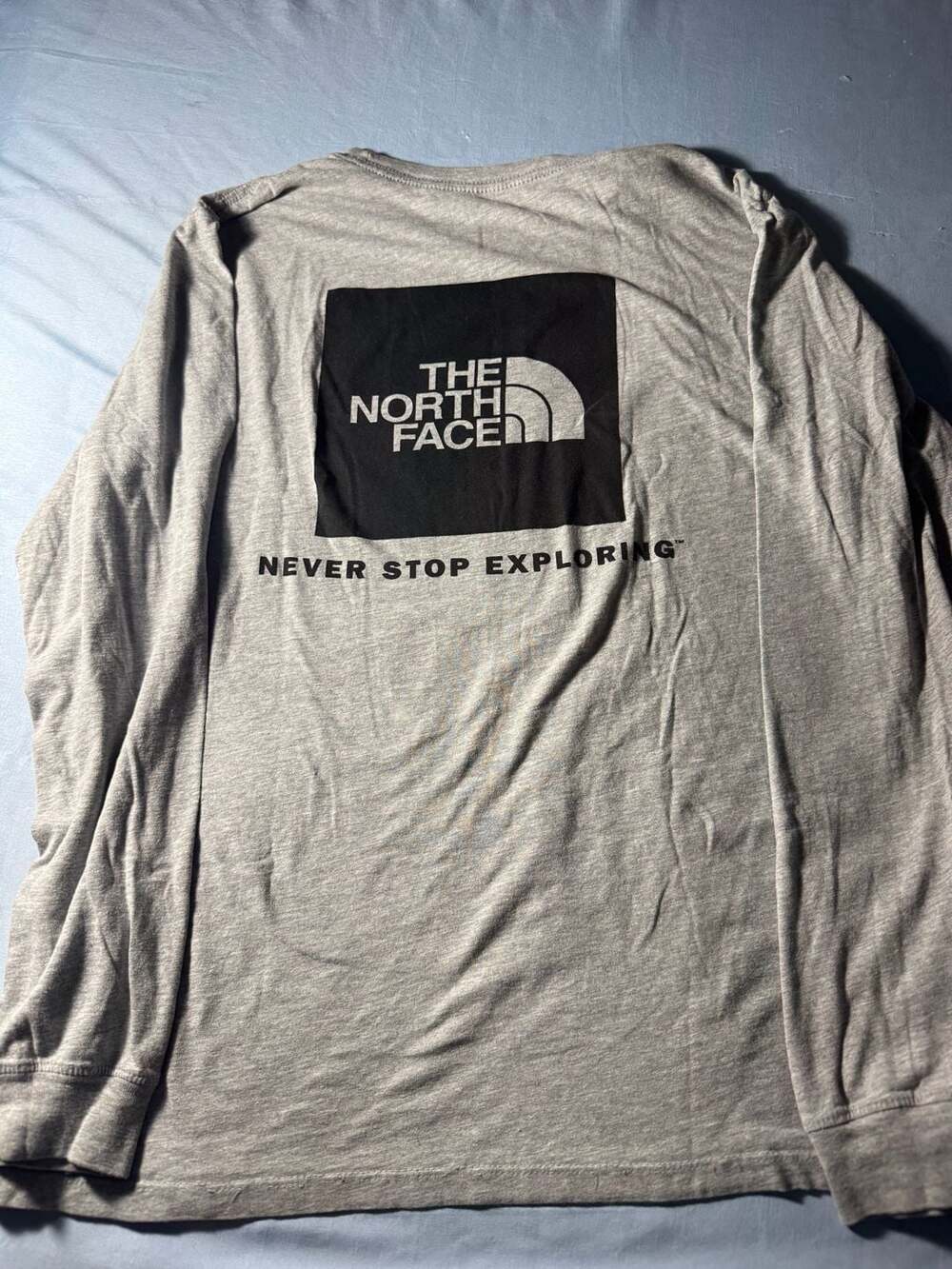 The North Face Box NSE Long Sleeve Tee Grey